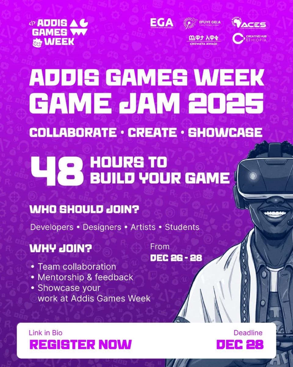 Addis Games Week 2025 - Game Jam Competition