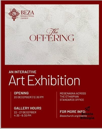 The Offering - Art Exhibition at Beza Church