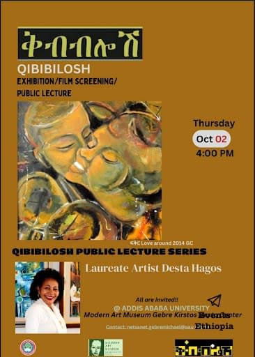Qibibilosh Public Lecture with Laureate Artist Desta Hagos
