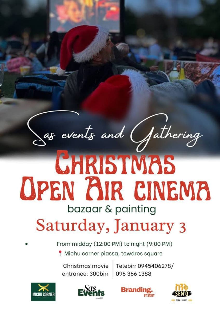 Christmas Open Air Cinema at Michu Corner Piassa