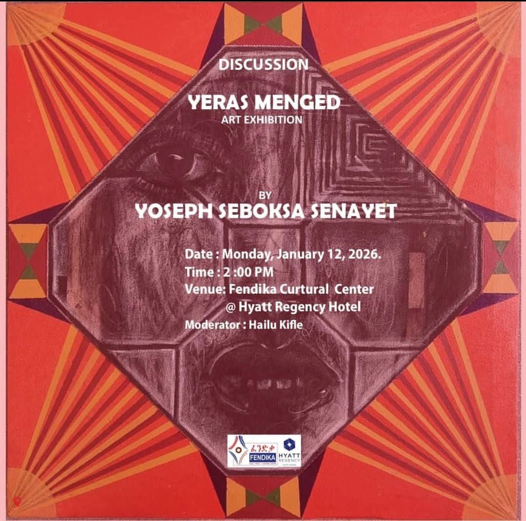 Yeras Menged Art Exhibition Discussion at Fendika Cultural Center