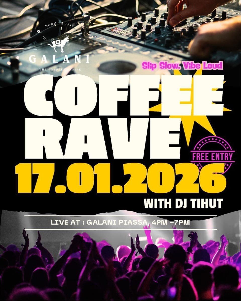 Brew & Groove - Coffee Rave at Galani Piassa