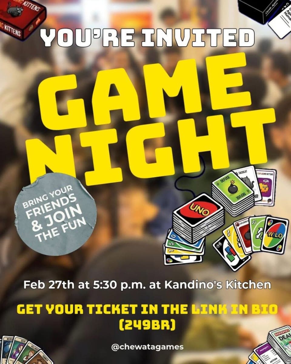 Chewata Games Night - Card & Tabletop Games