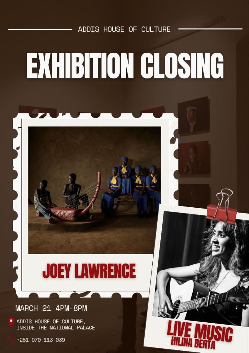 Joey Lawrance Photography Exhibition Closing Event at Addis House of Culture