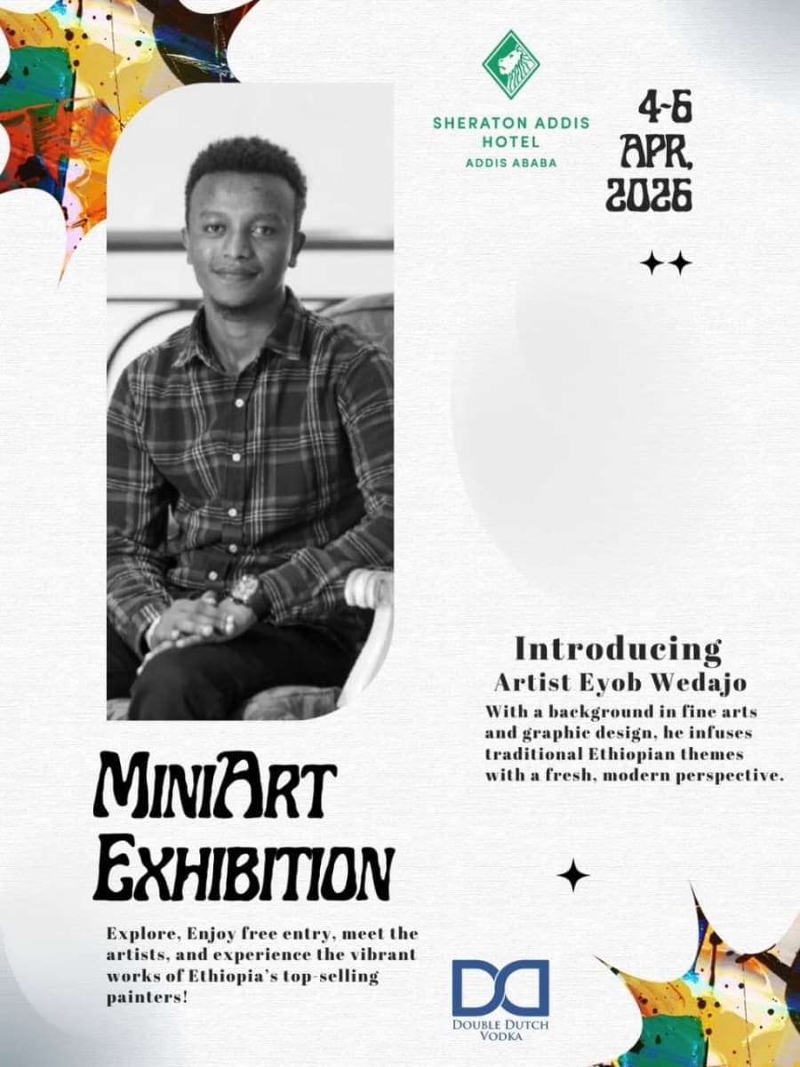 Mini Art Exhibition featuring Eyob Wedajo