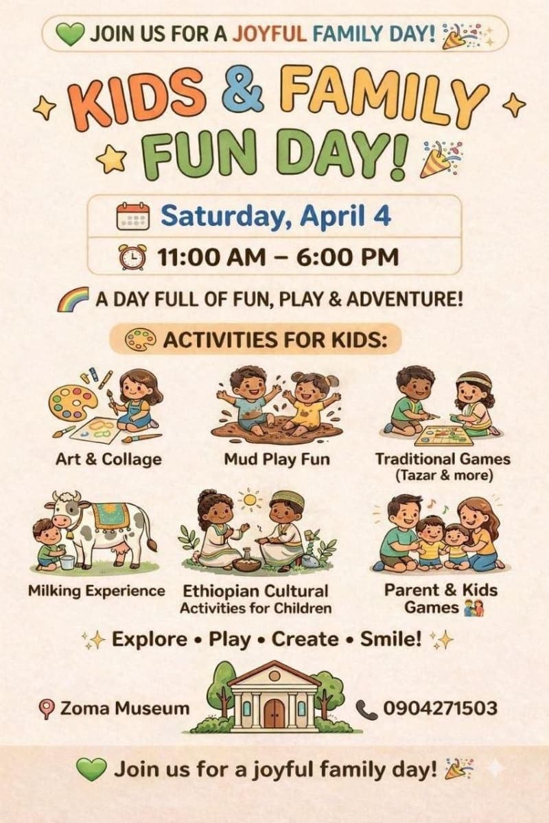 Kids & Family Fun Day at Zoma Museum