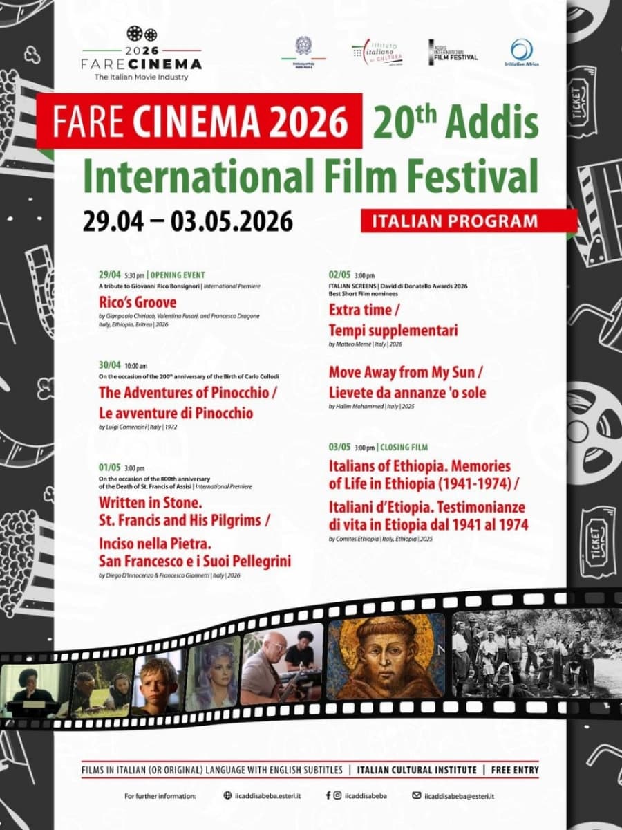 20th Addis International Film Festival (AIFF) Opening - Tribute to Rico Giovanni Bonsignori