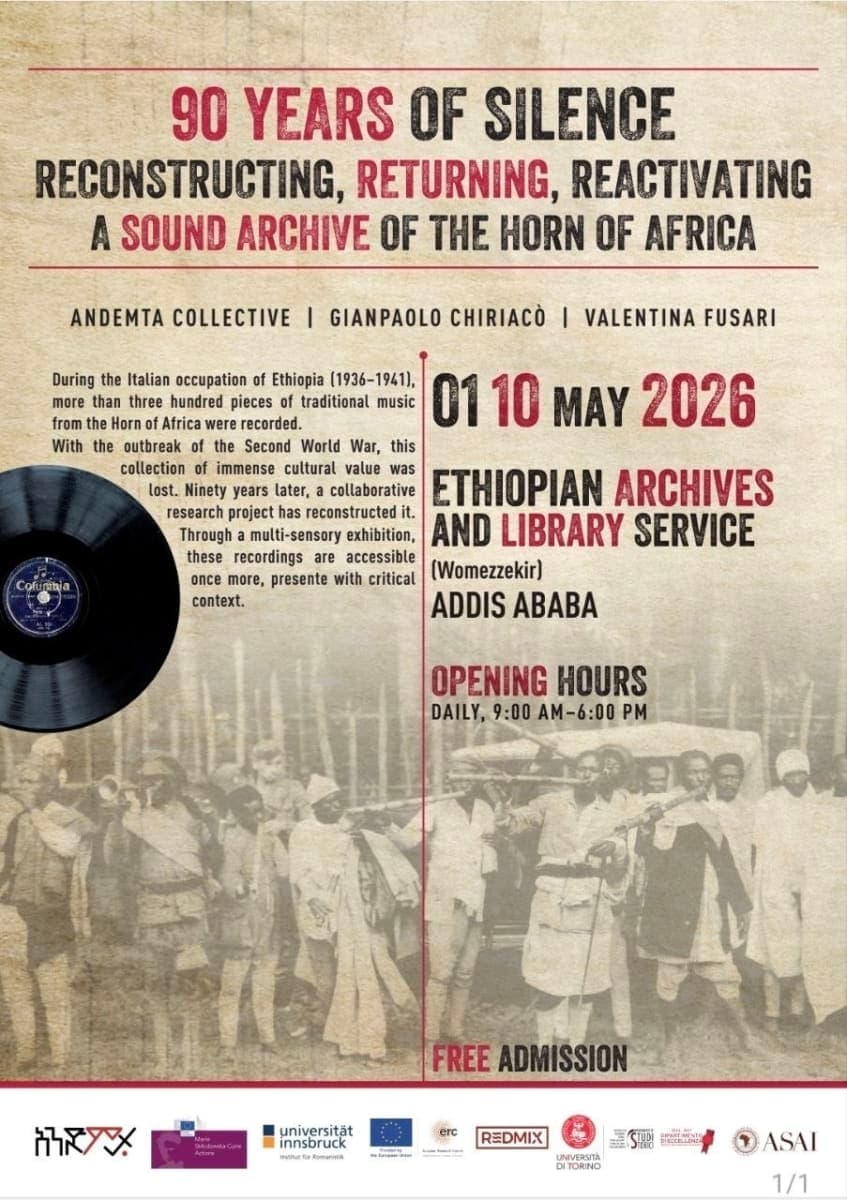 90 Years of Silence: Reconstructing, Returning, Reactivating a Sound Archive of the Horn of Africa