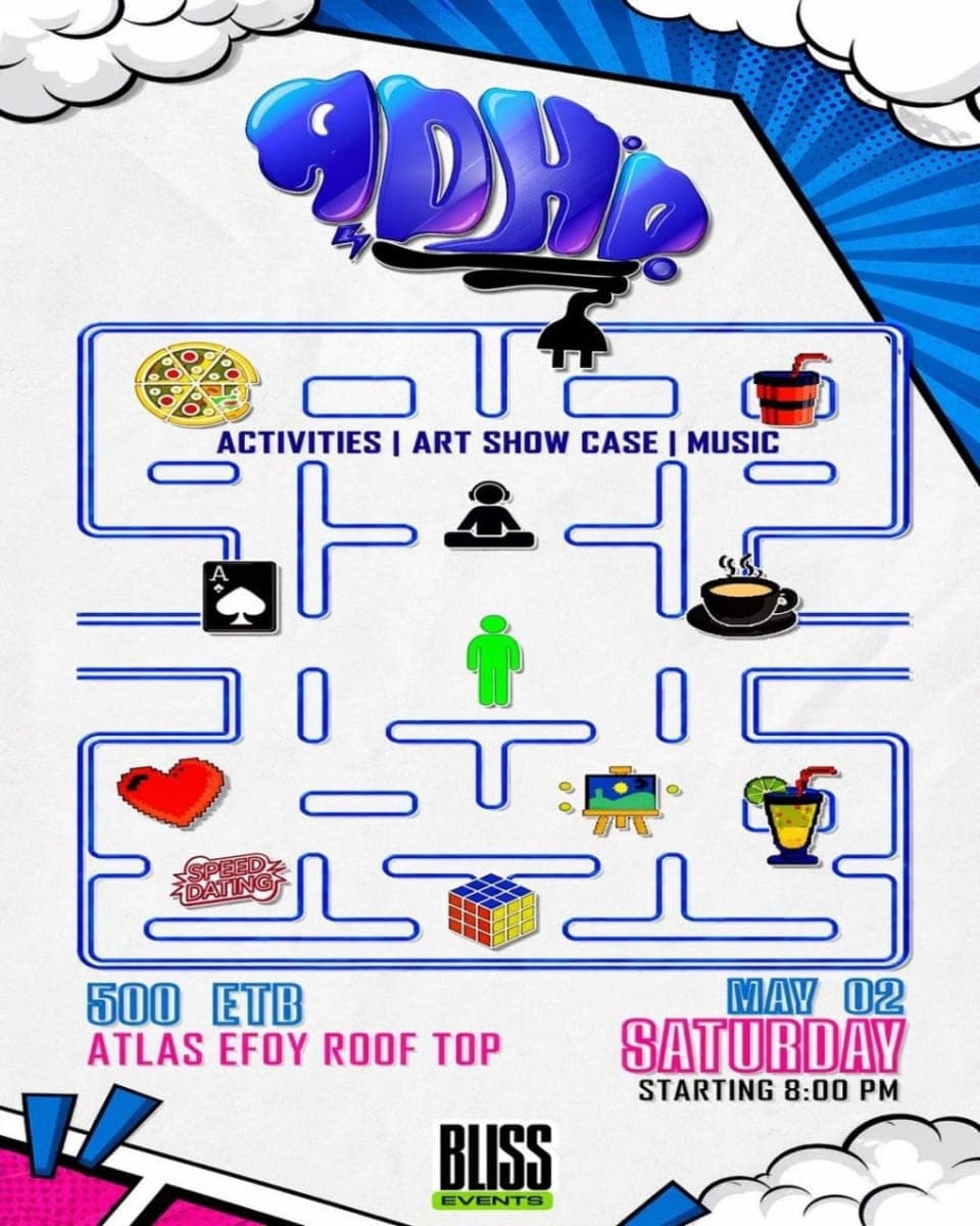 ADHD - Speed Dating, Games, Art & DJ Night