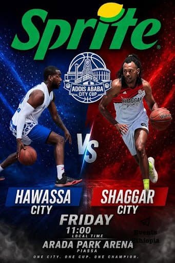 Basketball Match: Hawassa City vs Shaggar City