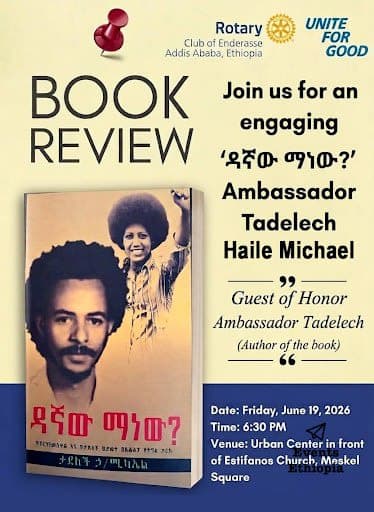 Book review with Ambassador Tadelech H/Michael