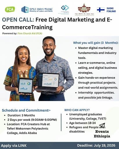 Free Digital Marketing and E-Commerce Training Program
