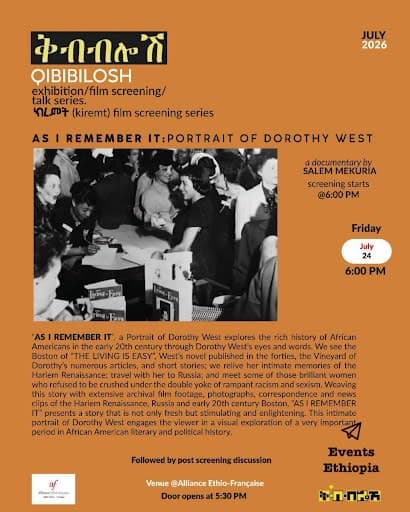 Documentary Screening: As I Remember It