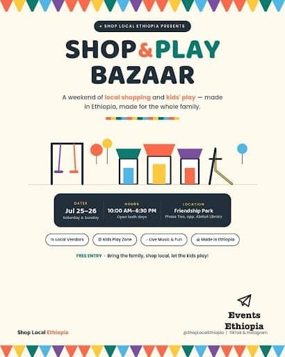 Shop Local Ethiopia Shop & Play Bazaar
