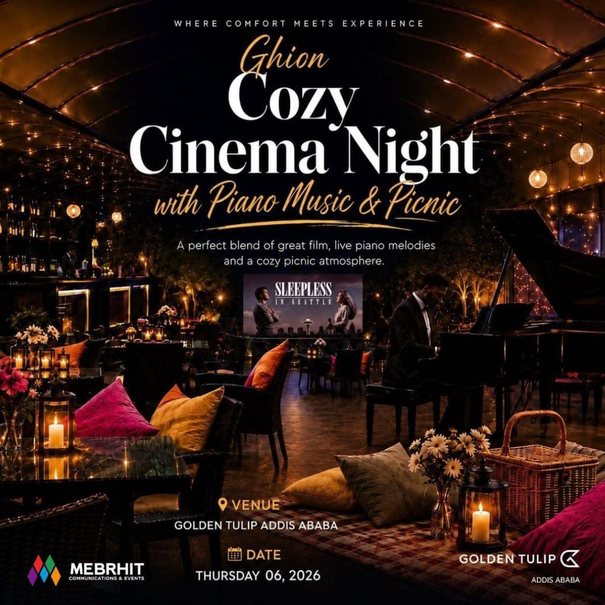 Ghion Cozy Cinema Night: Sleepless in Seattle