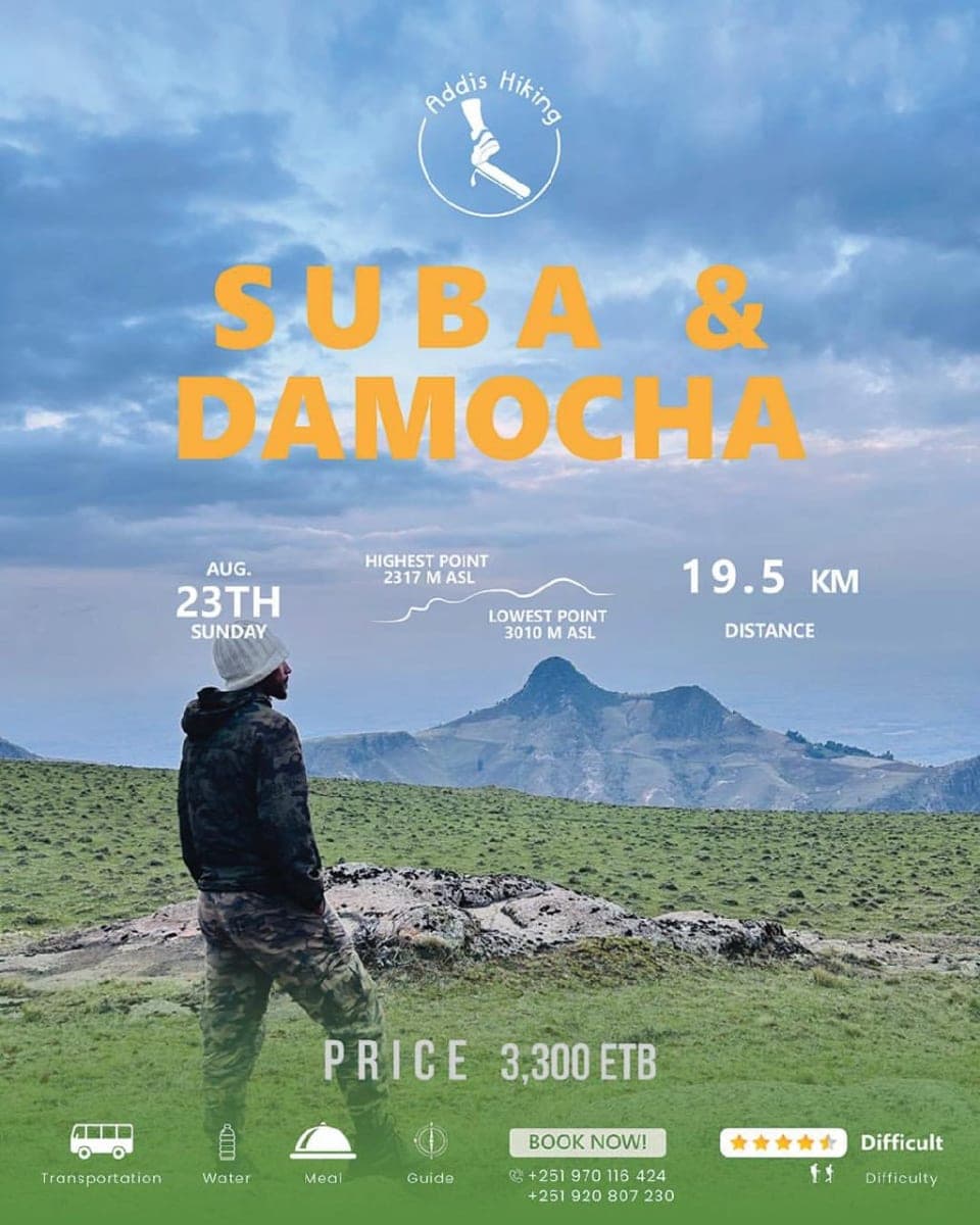 Addis Hiking to Suba and Damocha
